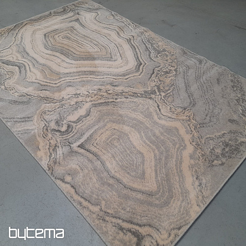 Luxuriöser Wollteppich ISFAHAN Efez grau