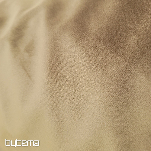 Luxuriöser, einfarbiger Designer-Dekorstoff GERSTER 77042/0200 BRAUN