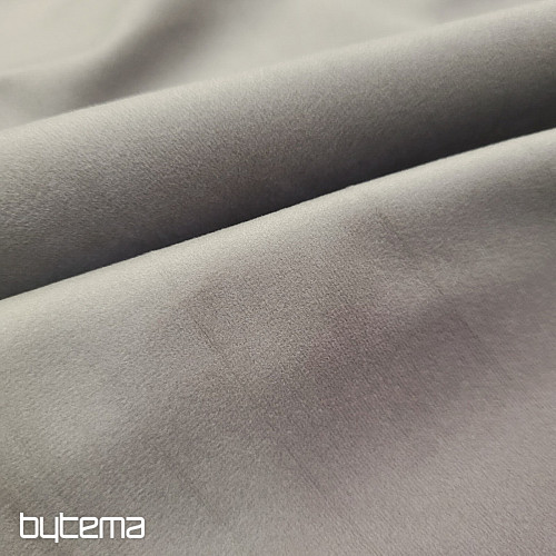 Luxuriöser, einfarbiger Designer-Dekorstoff GERSTER 77042/0040 BEIGE GRAU