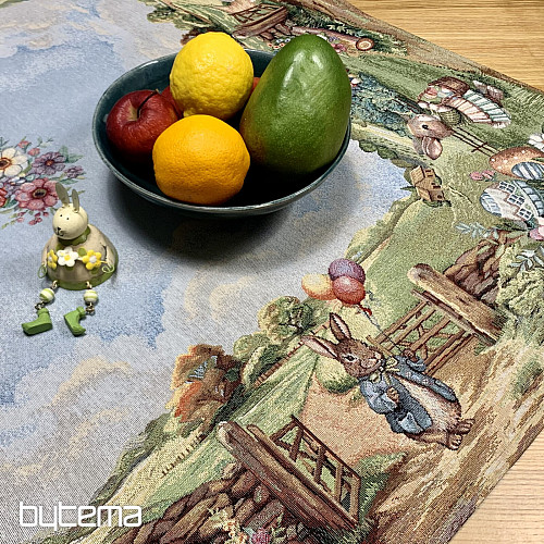 Wandteppich-Tischdecke und Schal OSTERNREISE