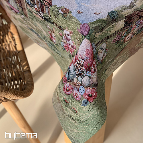 Wandteppich-Tischdecke und Schal OSTERNREISE