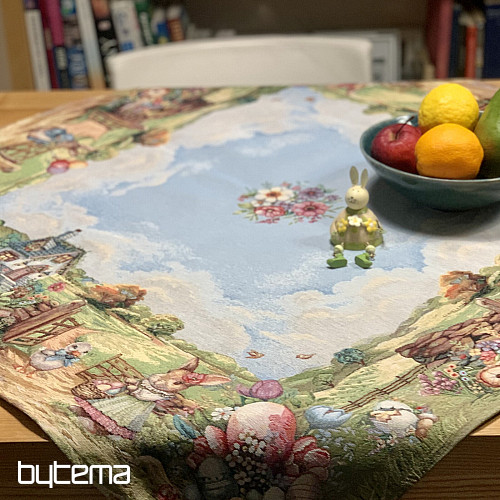 Wandteppich-Tischdecke und Schal OSTERNREISE