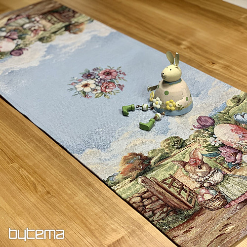 Wandteppich-Tischdecke und Schal OSTERNREISE