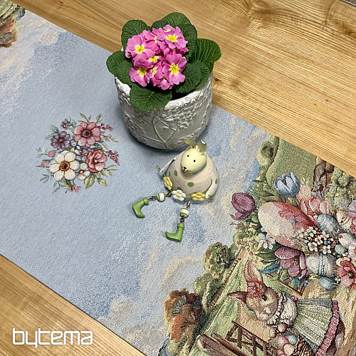 Wandteppich-Tischdecke und Schal OSTERNREISE