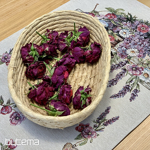 Wandteppich-Tischdecke und Schal VOGELHAUS