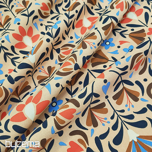 Baumwollstoff LAFLEUR