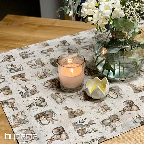 Ostertischdecke HASE GESEGNET