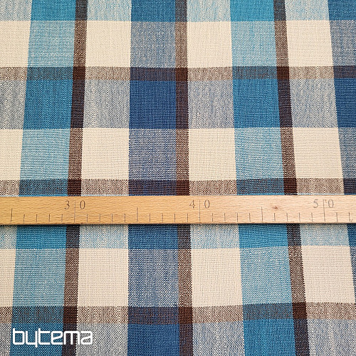 Dekorativer Stoff ATILA BLAU