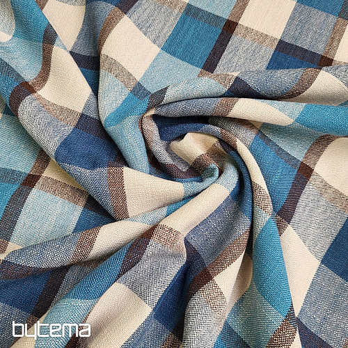 Dekorativer Stoff ATILA BLAU