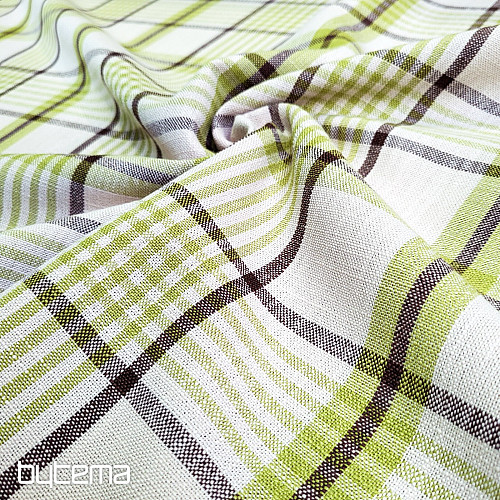 Dekorativer Stoff ANZOL GREEN