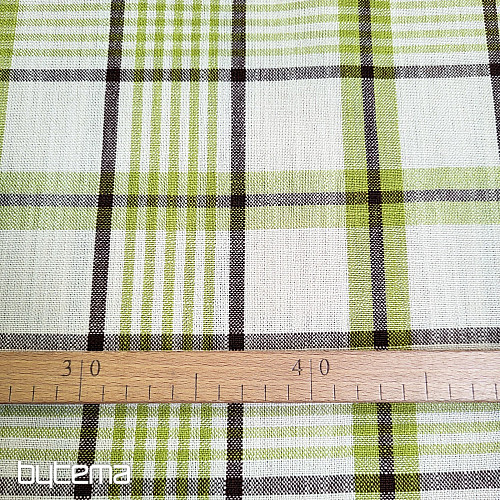 Dekorativer Stoff ANZOL GREEN