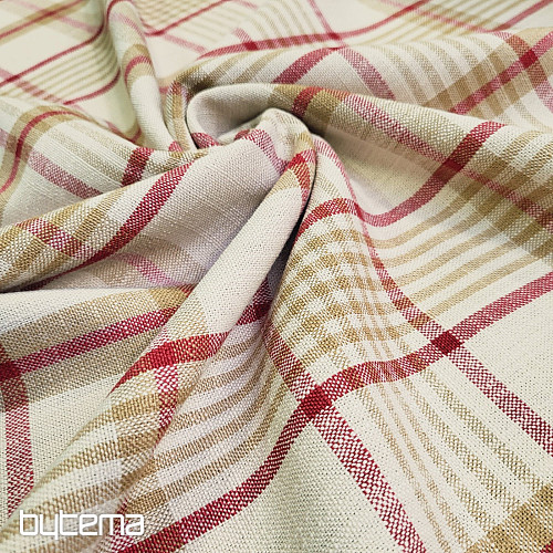 Dekorativer Stoff ANZOL ROT