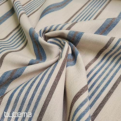 Dekorativer Stoff TANGO BLAU