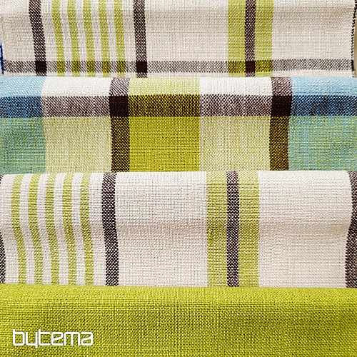 Dekorativer Stoff VALS GRÜN