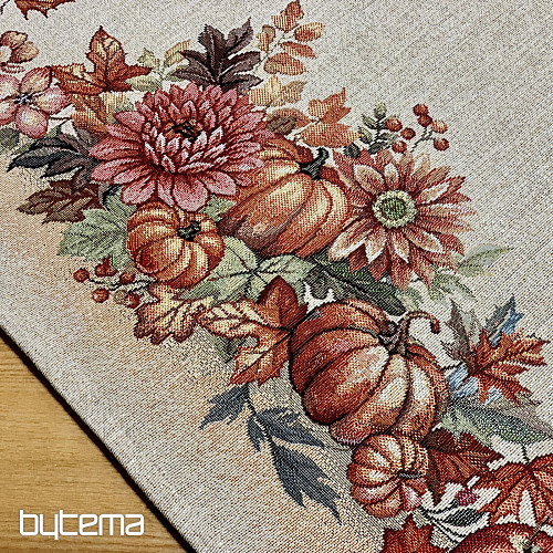 Wandteppich-Tischdecke und Schal PILZE IM WAGEN