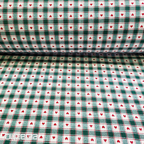 Dekorativer Stoff MAXI CORET grün