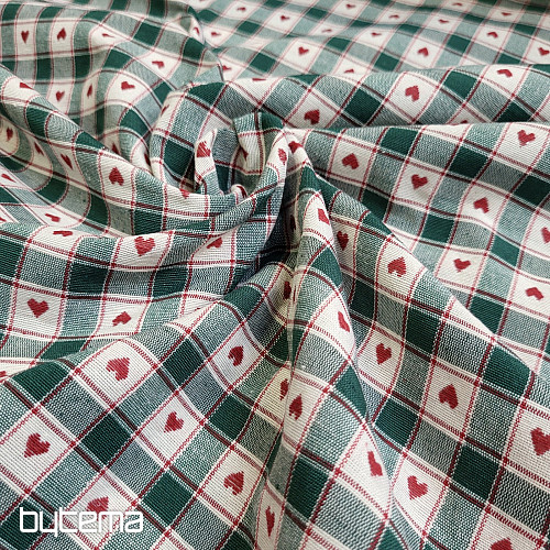 Dekorativer Stoff MAXI CORET grün