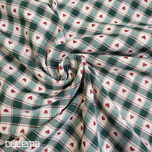 Dekorativer Stoff MAXI CORET grün