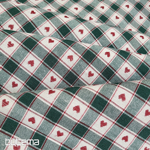 Dekorativer Stoff MAXI CORET grün