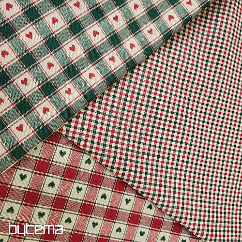 Dekorativer Stoff MAXI CORET grün