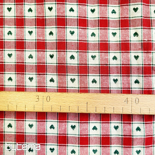 Dekorativer Stoff MAXI CORET rot