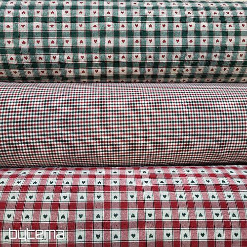 Dekorativer Stoff MAXI CORET rot