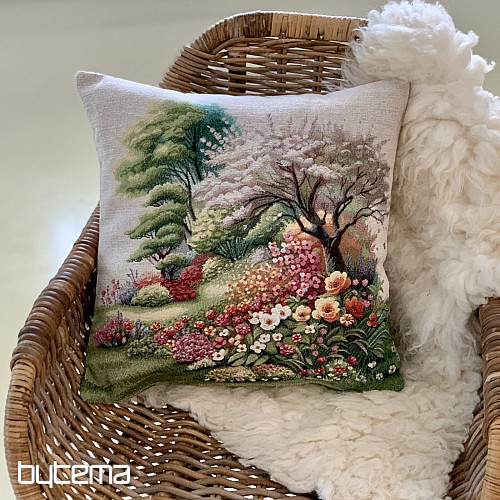 Wandteppich-Kissenbezug STILLLEBEN IM PARK