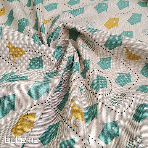 Vogelhäuser aus Baumwollstoff