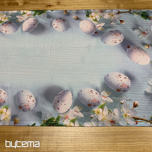 Tischdecke und Schal OSTERN mit Blumen