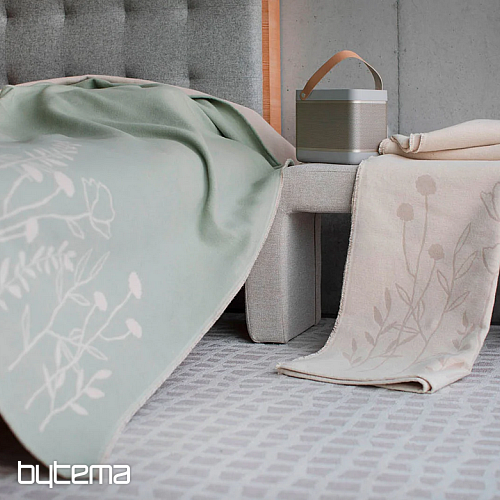 Decke AMBER FLOWERS Menthol