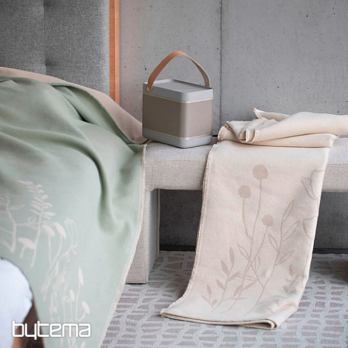 Decke AMBER FLOWERS beige