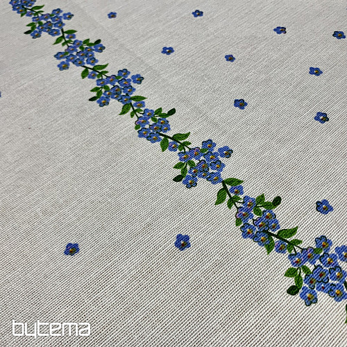 Tischdeckenstrauß mit Narzissen