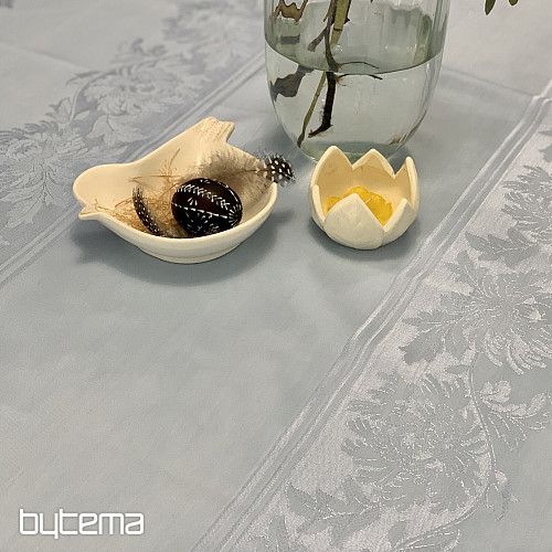Tischdecke DAMASK hellblau 130 x 230