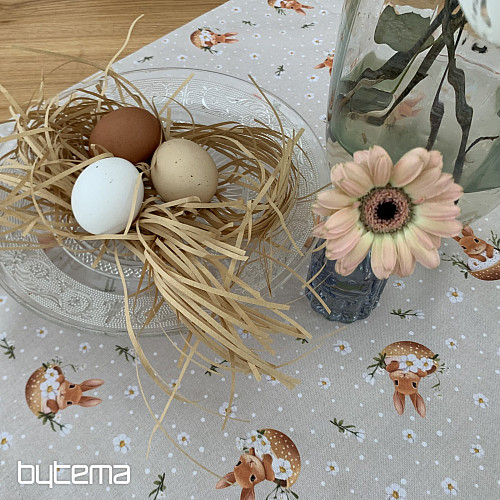 Ostertischdecke und Schal BUNNY NELA