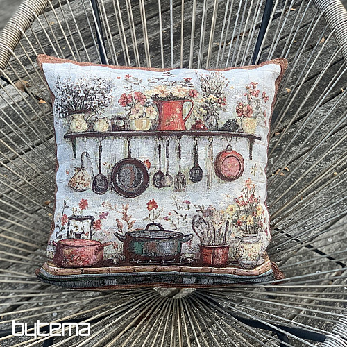 Wandteppich-Kissenbezug KÜCHE