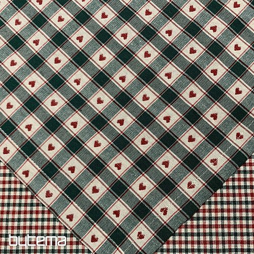 Tischdecke und Schal MAXI CORET grün