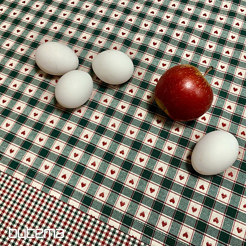 Tischdecke und Schal MAXI CORET grün