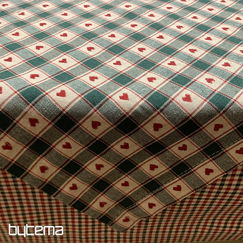 Tischdecke und Schal MAXI CORET grün