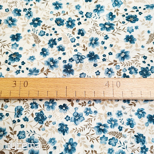 Dekorativer Stoff CIRI Petrol