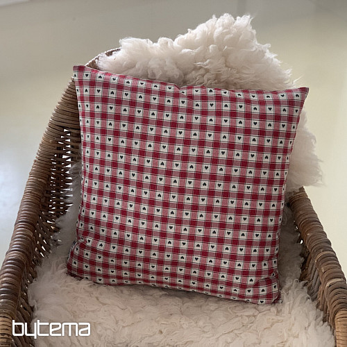 Dekorativer Kissenbezug MAXI CORET rot