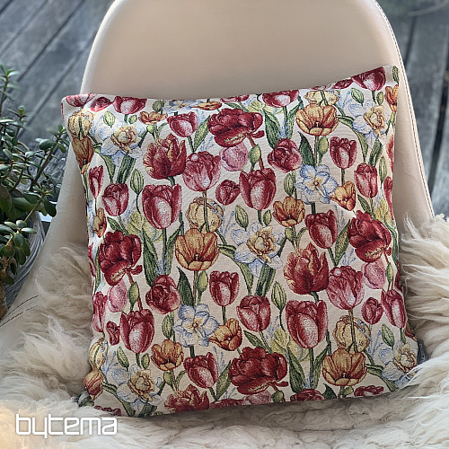 Kissenbezug mit Wandteppichmotiv TULPIS NAOMI