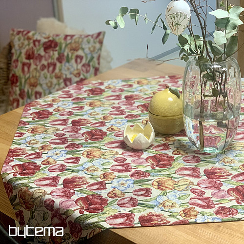 Kissenbezug mit Wandteppichmotiv TULPIS NAOMI