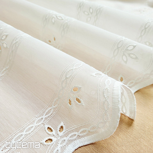 Vorhang für Buntglas GERSTER 11885 creme