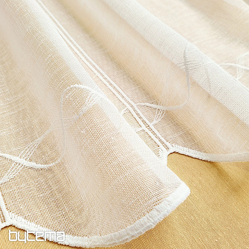 Vorhang für Buntglas GERSTER 11883 weiß