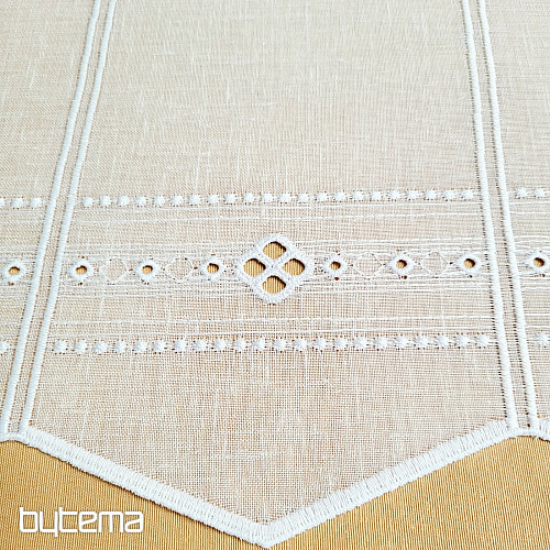 Vorhang für Buntglas GERSTER 11884 weiß