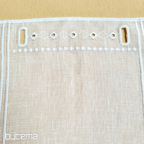 Vorhang für Buntglas GERSTER 11884 weiß