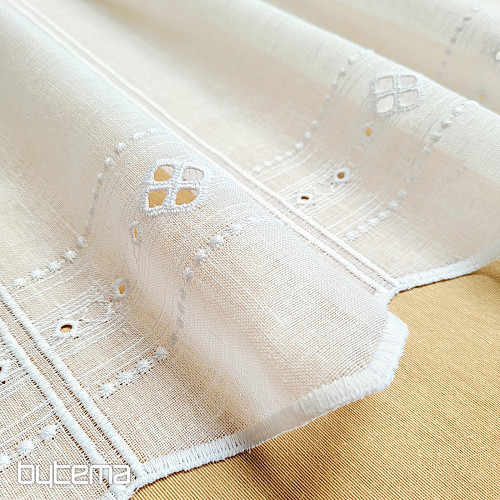 Vorhang für Buntglas GERSTER 11884 weiß