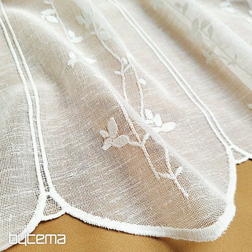 Vorhang für Buntglas GERSTER 11886 creme