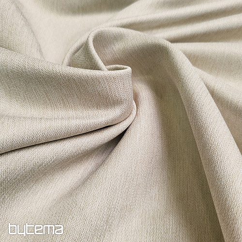 Luxuriöser, einfarbiger Designer-Dekorstoff GERSTER 7032/0870 BEIGE