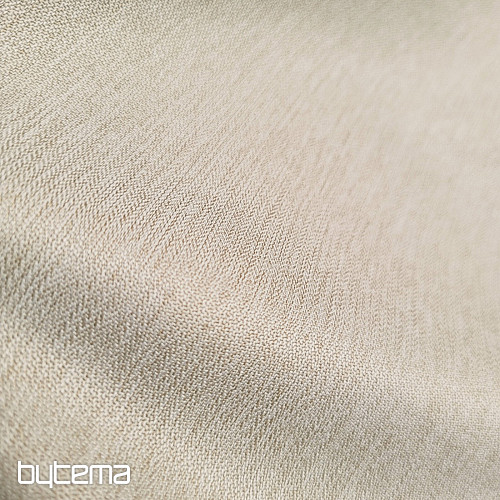 Luxuriöser, einfarbiger Designer-Dekorstoff GERSTER 7032/0870 BEIGE